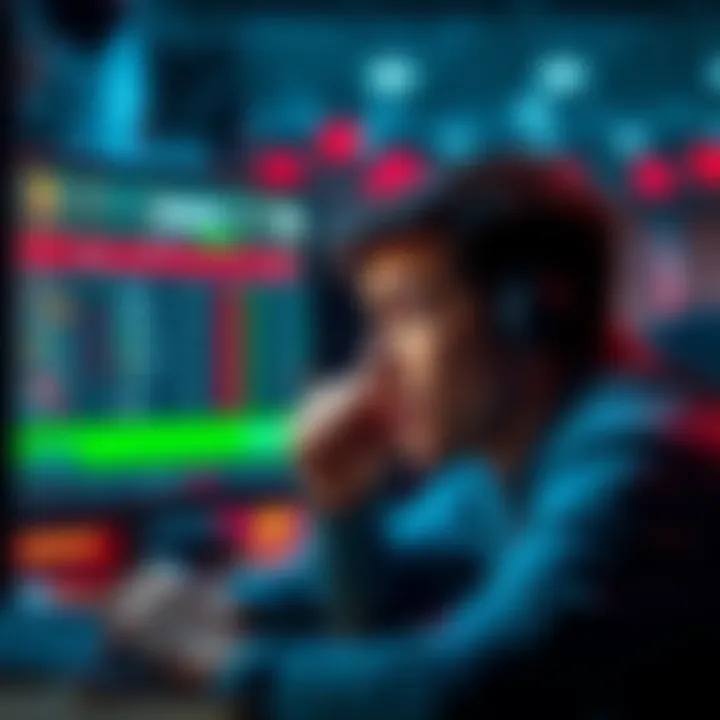 A frustrated player looking at a computer screen showing a Betonline account with missing funds after a betting win.