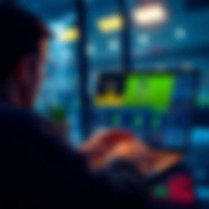 A person looking at a betting website on a laptop, analyzing discrepancies in betting conditions.