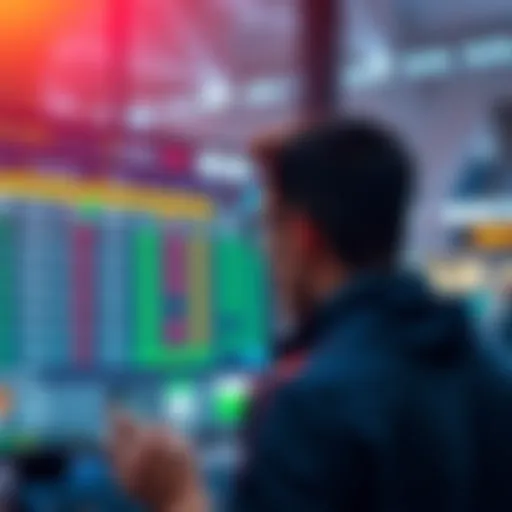A person looking at a betting platform with information about early payout options on a screen