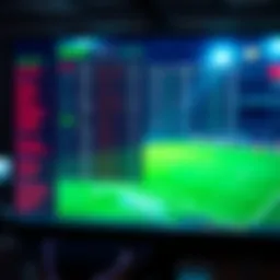 A computer screen showing live betting odds and statistics for various sports events