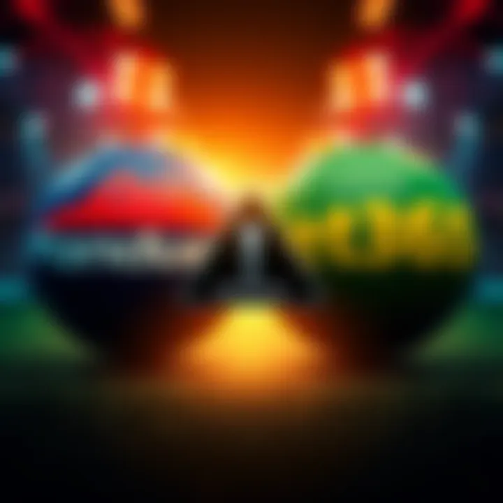 A split image showing logos of Fanduel and Bet365 with a warning symbol between them, representing challenges in sharing betting information