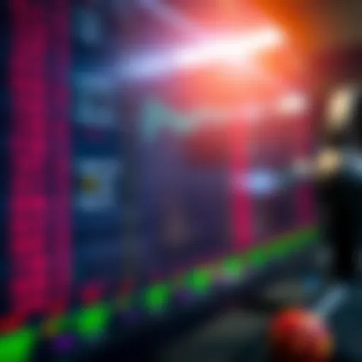 A close-up view of a computer screen showing changing betting lines and odds in real-time, illustrating the risks of early betting purchases.