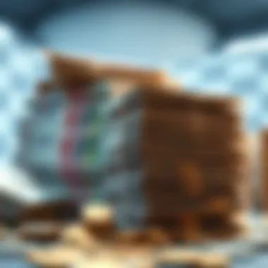 A large stack of Euros symbolizing the 500 million Euros placed in bets over a year