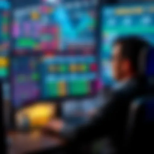 A person analyzing betting odds on a computer, highlighting different wagering strategies for profit.