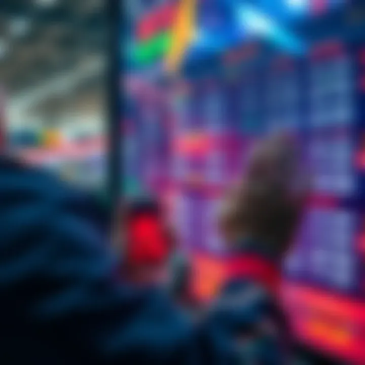 A person examining betting odds for Patchy Mix against competitors on a digital screen