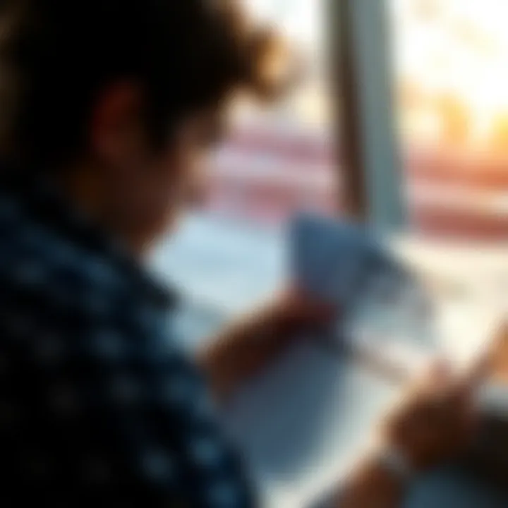 A person looking at a betting sheet with sports icons and odds for March 5, 2026