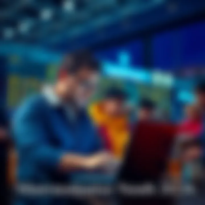 Betting Opportunities for Sunday A person looking at a laptop, analyzing sports betting options and discussing plans with friends.