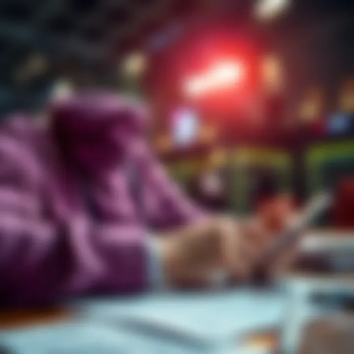 A person analyzing sports betting strategies with notes and a calculator