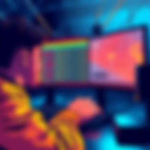A person looking at a computer screen with betting odds and tips displayed, highlighting the search for trustworthy betting information.