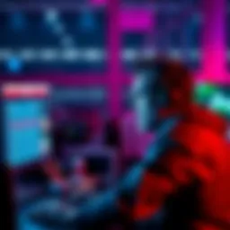 A concerned person sitting at a computer, looking at a sports betting website with a worried expression, symbolizing worries about account security while betting.