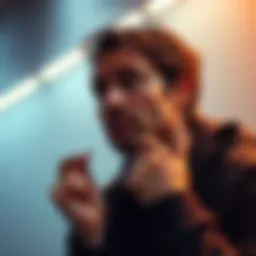 A person contemplating cashing out their betting winnings with a worried expression.