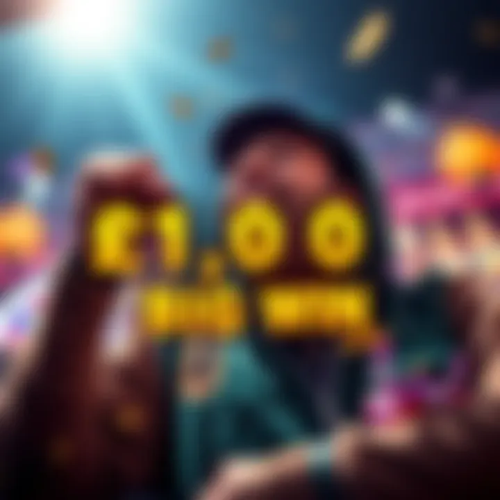 Player celebrating a £1,000 win from a 40p bet on Disorder Slot by NoLimit City