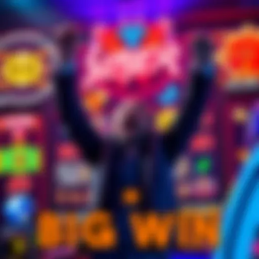 Big Win on Slayer Inc A player celebrating a big win with a full screen of symbols on the slot machine Slayer Inc.