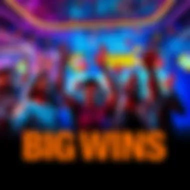 A group of excited players celebrating after winning large prizes in non-Hacksaw slot games.