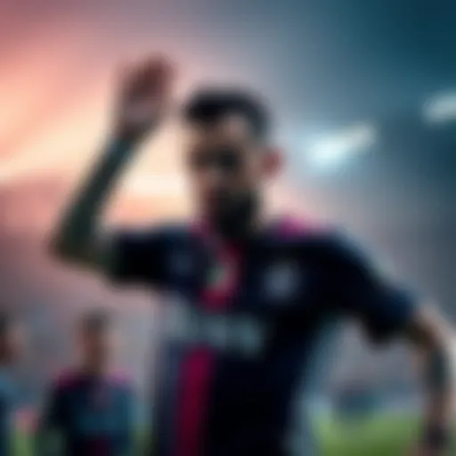 Bijan being substituted during a crucial moment in a game