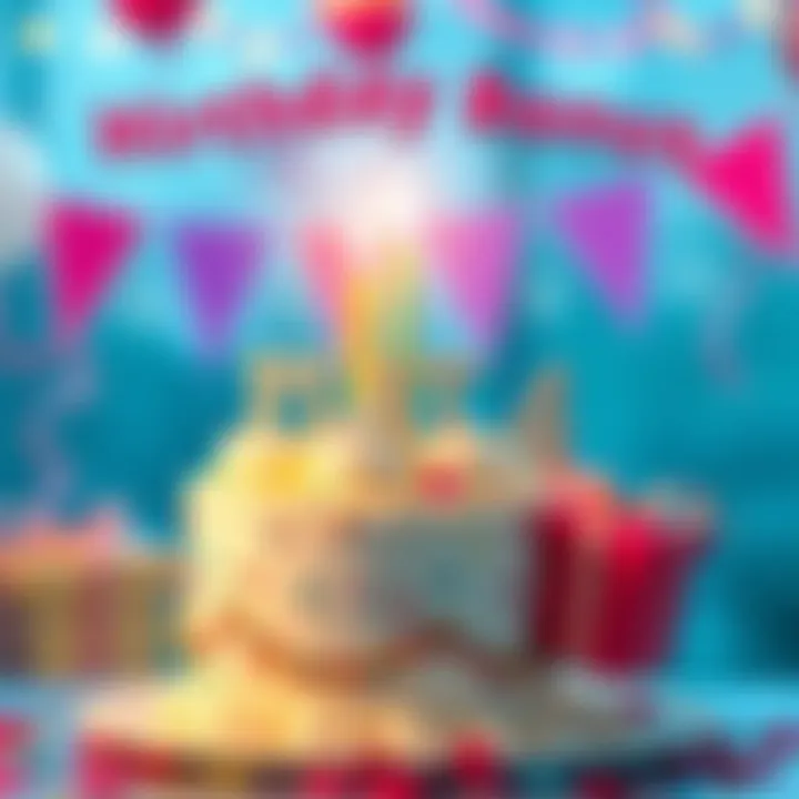 A graphic showing a celebratory birthday theme for Plat 3 accounts, with a cake and gift symbolizing a birthday bonus, contrasting with Plat 1's previous bonus amount.
