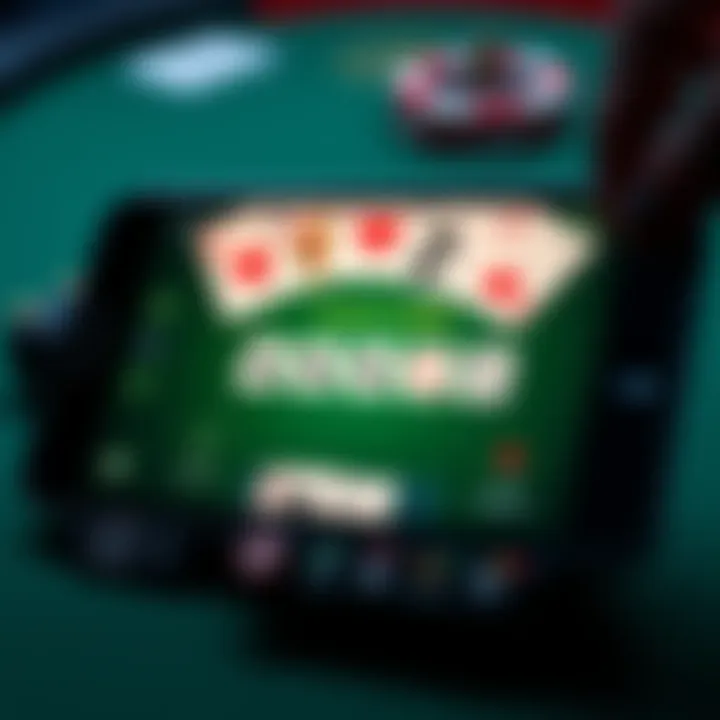 New Blackjack Trainer App Screenshot of a Blackjack trainer app showing cards and a game interface for iOS users
