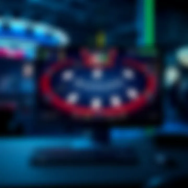 A computer screen displaying a Blackjack trainer software showing game moves and explanations