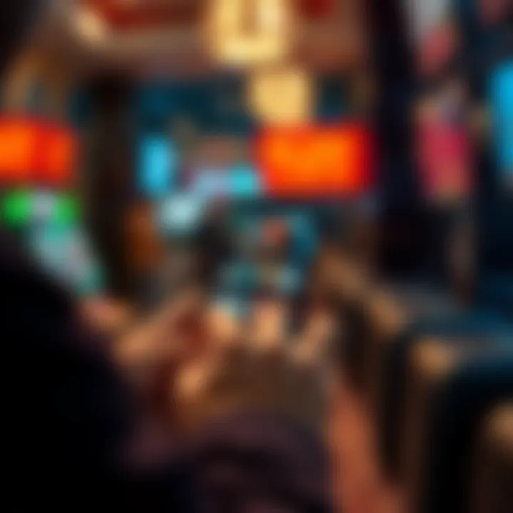 A person using an iPhone to block gambling apps for better support against addiction.