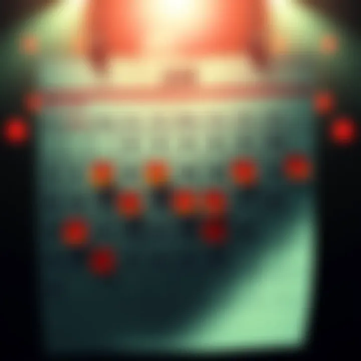 A calendar showing marked days for Tier-Credit bonus offers in AC