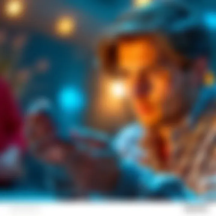 A person looking at a notification on their phone about a bonus payment, showing curiosity and anticipation.