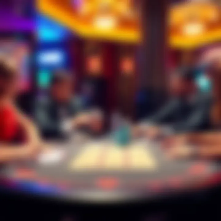 Borgata Casino dealers explaining the Euro Slide-Deal-Methode to players at the gaming table