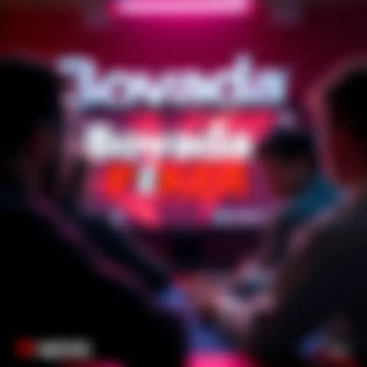 Players looking worried while watching a Bovada Poker game on a computer screen