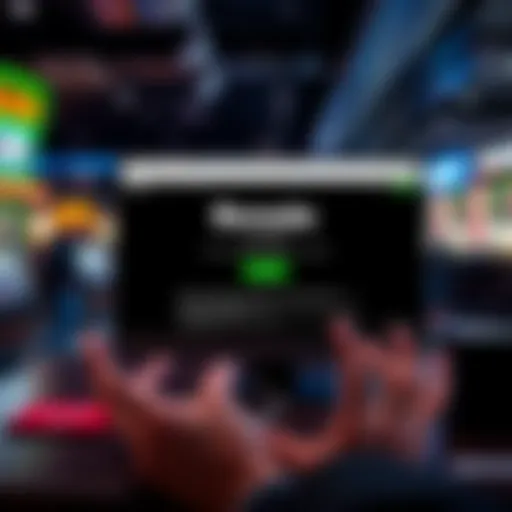 Screen showing an error message indicating the Bovada website is not accessible