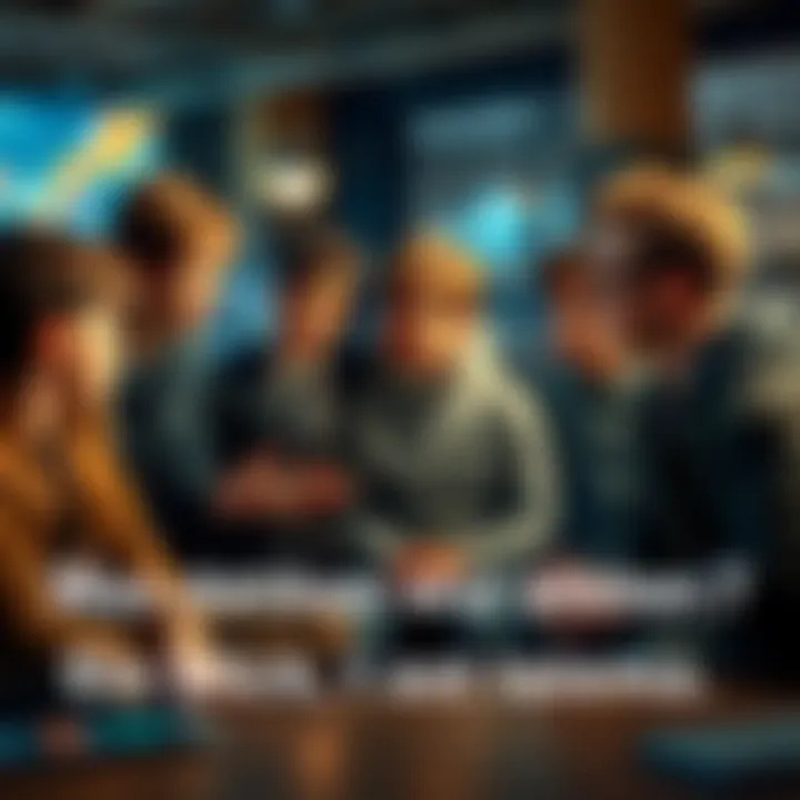 A group of boys engaged in a lively discussion about a current topic, expressing various opinions and ideas.