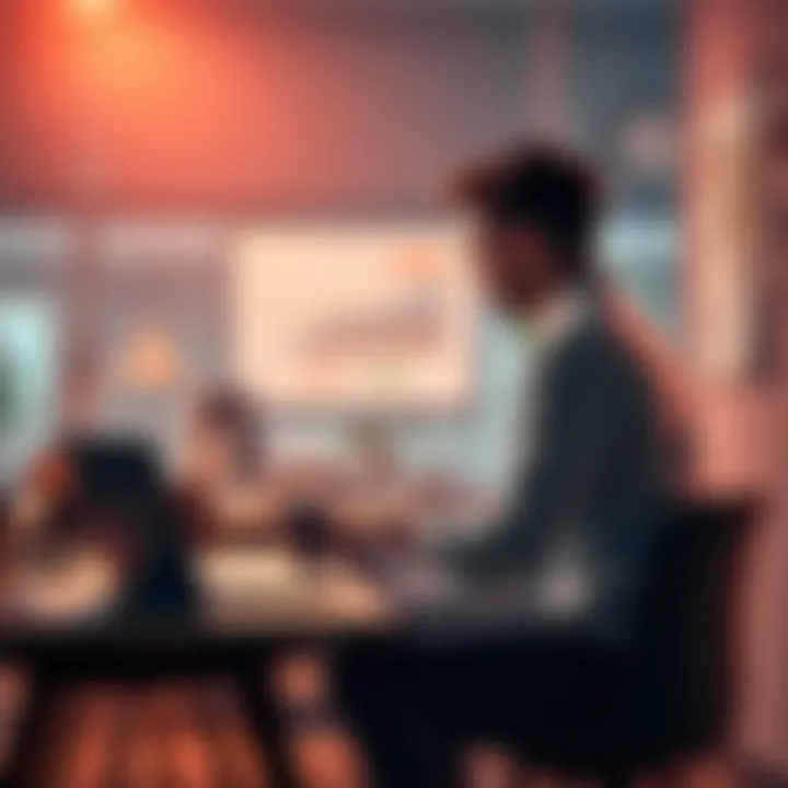A person sitting at a desk with paper and a laptop, brainstorming ways to recover money from a closed account.