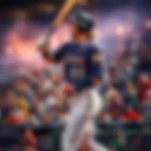 Brenton Doyle celebrates after hitting a walkoff homerun for the Rockies, with fans cheering in the background