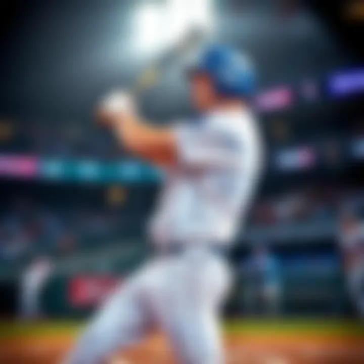 Bryson Stott taking a swing at a baseball during a game against the Dodgers