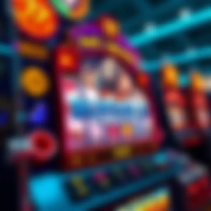 A slot machine displaying the Buffalo Collection theme with spinning reels and bright symbols, symbolizing a big win.
