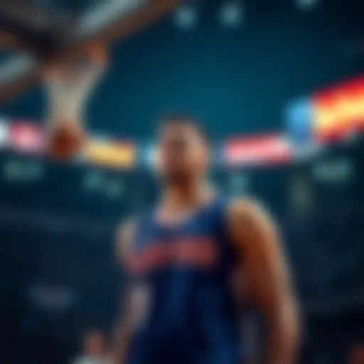 Bum Ass Mitchell looking frustrated during a basketball game after only getting one rebound