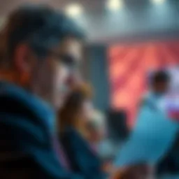 A worried businessman discussing the impact of illegal gambling sites on his finances, looking concerned and reflective.