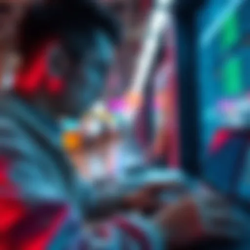 A person browsing online for safe places to get free squares