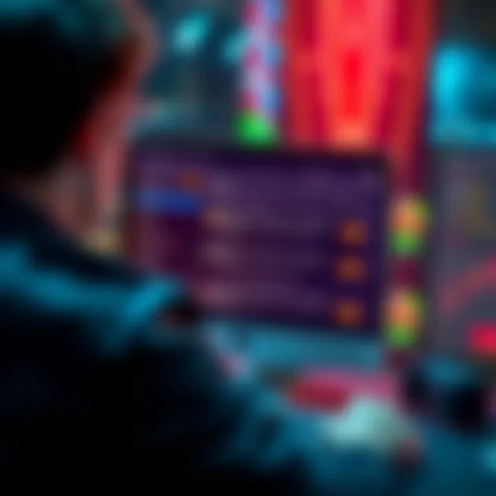 A person looking at a computer screen with a forum discussing Bvx Casino bonus codes
