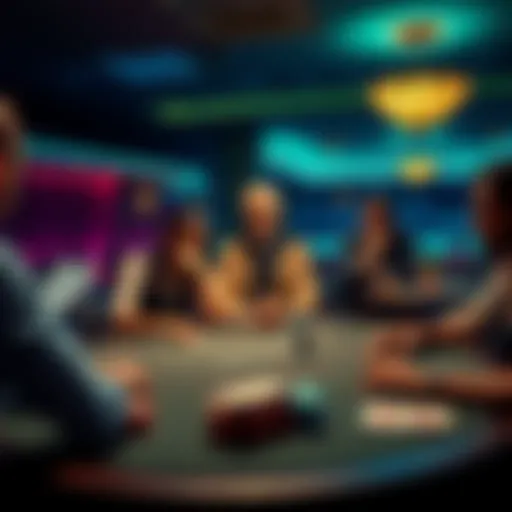 A dealer at a blackjack table with worried players contemplating the future of card games in California after April 2026