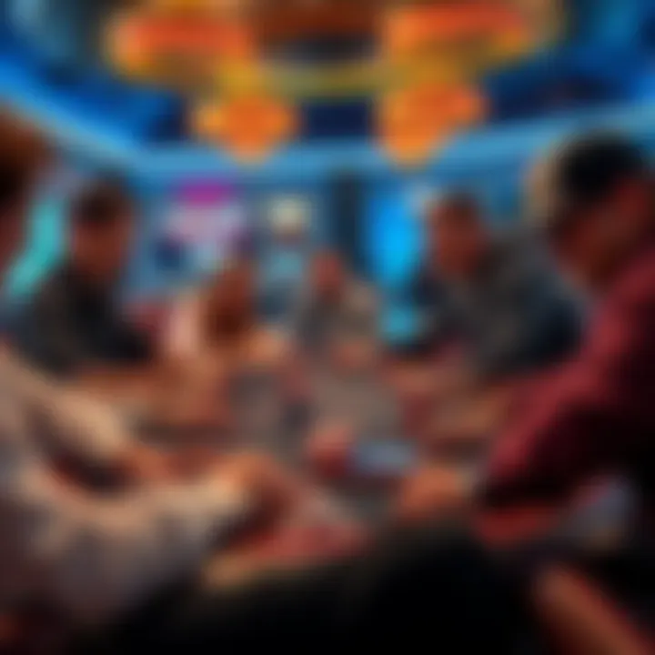 A group of Canadian poker players enjoying a game at online tables with fewer participants