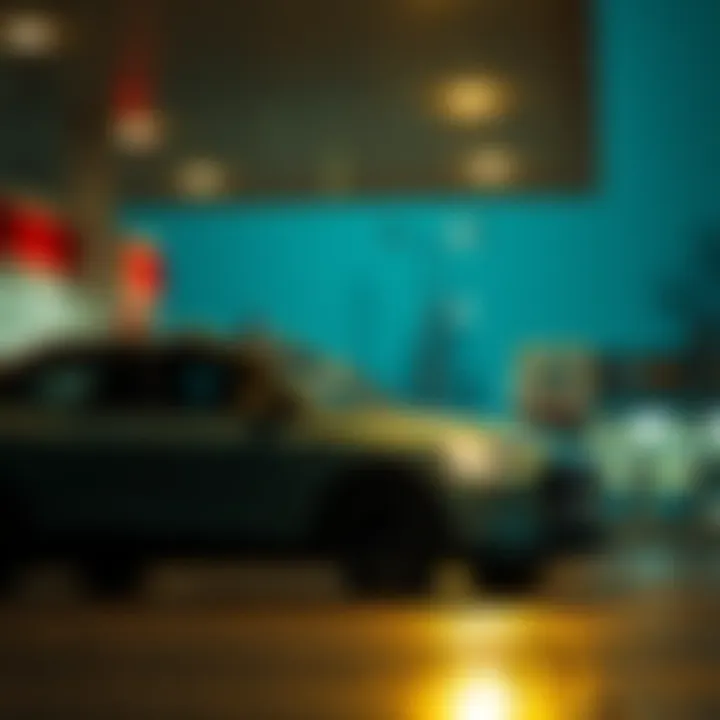 A driver stops at a gas station to refuel, reflecting on family tensions and seeking distance.