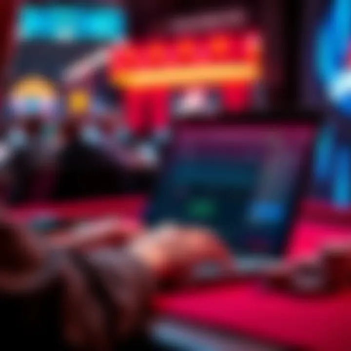 A user managing cash game details on their laptop using the PokerBoss web app interface.