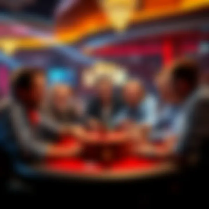 Celebration of the biggest winners from the Lodge livestream cash games, with players smiling and cheering at a poker table.