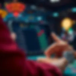 Cash-Out in Gambling A player reviewing cash-out options on a gaming app with a focus on strategies for maximizing winnings