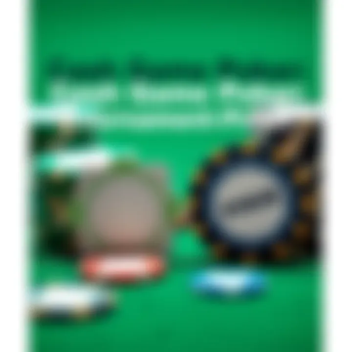 A side-by-side comparison of cash game poker chips and tournament poker chips on a green felt table