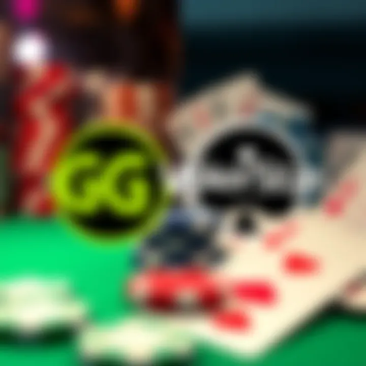 Cash Games Comparison 2026 A side-by-side view of GG and PokerStars logos with poker chips and cards in the background, symbolizing a cash game comparison in 2026