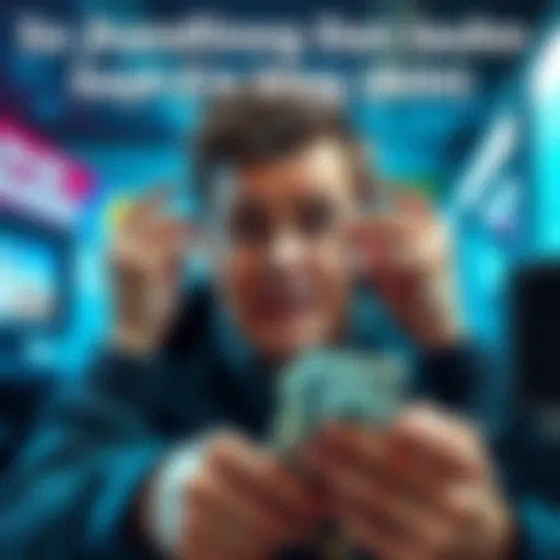 Person looking frustrated while dealing with cash transactions, highlighting difficulties in cashing processes.