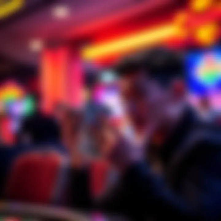 A person contemplating between cash in hand or continuing to gamble for a bigger win