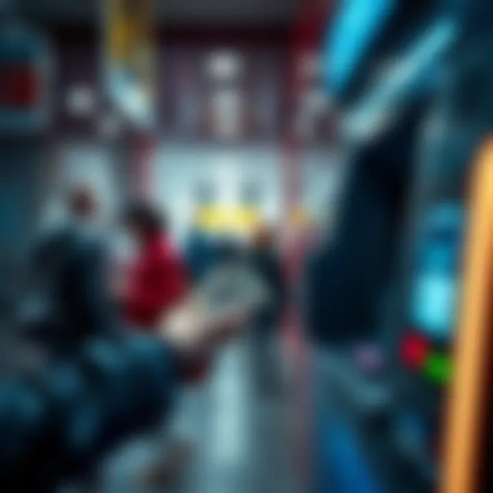 A person counting cash after a withdrawal from an ATM, symbolizing secure profit withdrawal.