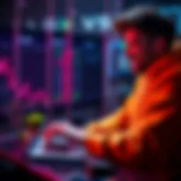 A person happily cashing out their cryptocurrency winnings at a digital exchange on a laptop