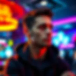 Individual contemplating the risks of withdrawing $30,000 in winnings